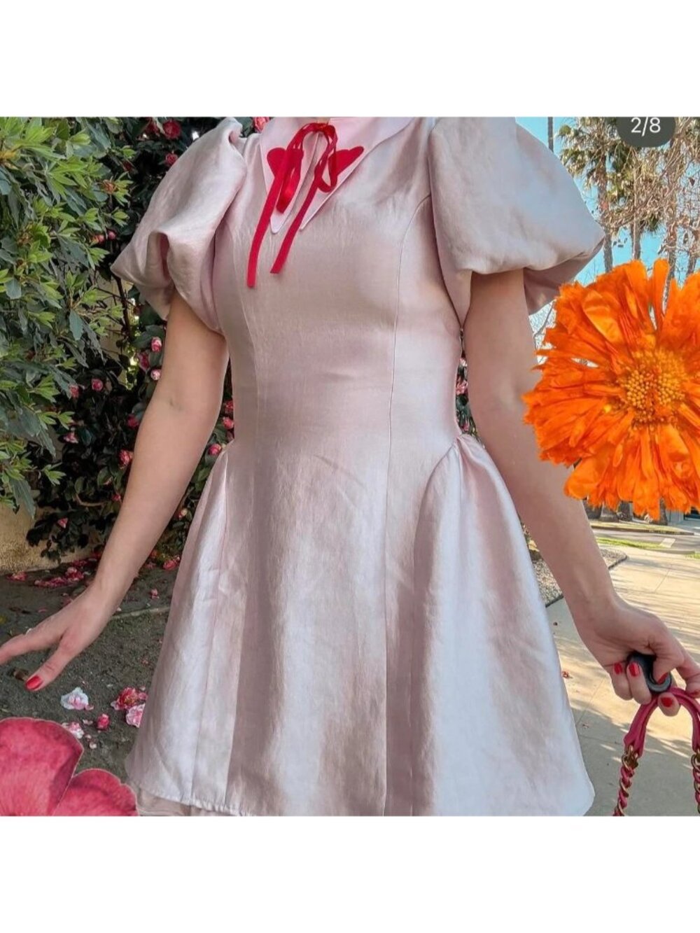 Sister Jane pink mini Nouveau Ruffle Mini Nouveau Ruffle dress size small